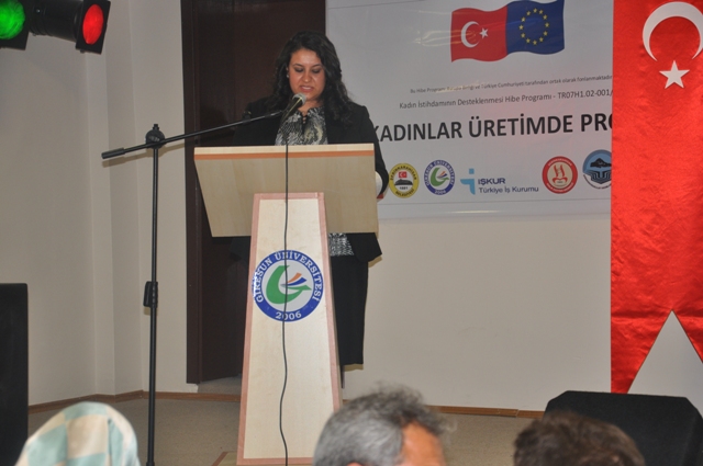 AB KADINLAR ÜRETİMDE PROJESİ KAPANIŞ KOKTEYLİ VE SERTİFİKA PROGRAMI YAPI galerisi resim 5