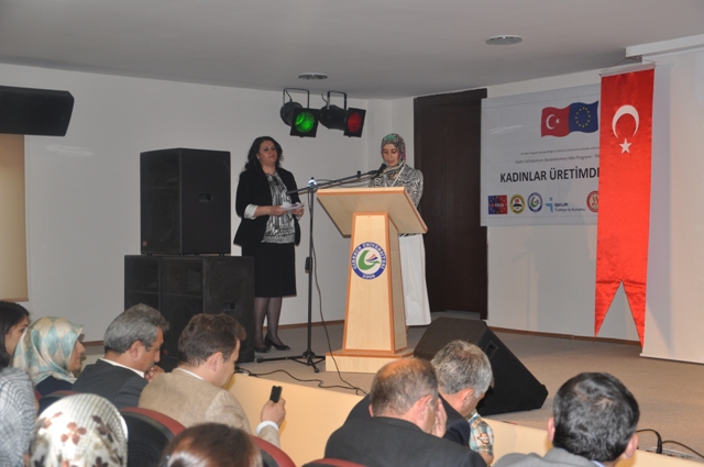 AB KADINLAR ÜRETİMDE PROJESİ KAPANIŞ KOKTEYLİ VE SERTİFİKA PROGRAMI YAPI galerisi resim 6