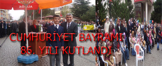 CUMHURİYET BAYRAMI TÖRENLERLE KUTLANDI