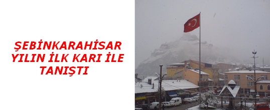 Yılın İlk Karı Yağdı