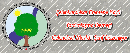 Erentepe Köyü Geleneksel Mevlid-i Şerif