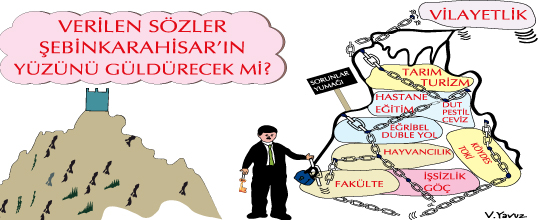 VERİLEN SÖZLER ŞEBİNKARAHİSAR'IN YÜZÜNÜ GÜLDÜRECEK Mİ?