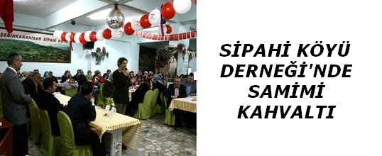 Sipahi Köyü Derneği'nde Samimi Kahvaltı