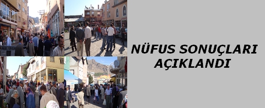 Nüfus Sonuçları Açıklandı
