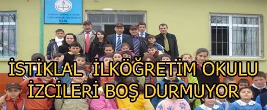 İstiklal  İlköğretim Okulu İzcileri Boş Durmuyor
