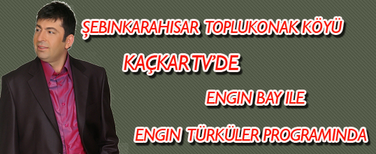Şebinkarahisar Toplukonak köyü