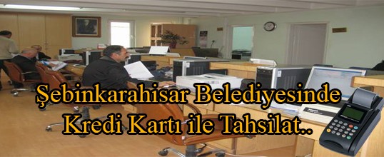 Şebinkarahisar Belediyesinden önemli bir adım..