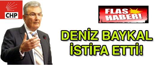 Deniz Baykal istifa etti