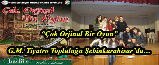 Çok Orijinal Bir Oyun