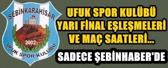 Ufuk Spor Kulübü Yarı Final Heyecanı