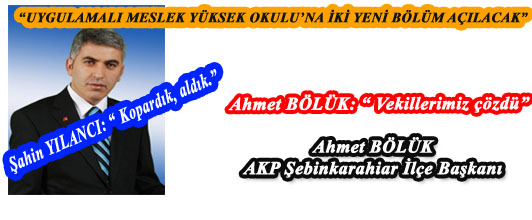 Uygulamalı Meslek Yüksek Okuluna iki yeni bölüm açılacak