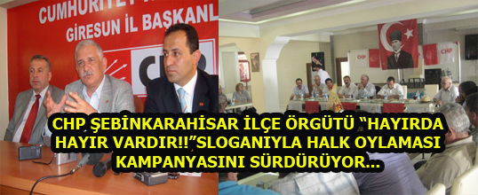 CHP Giresun Milletvekili Eşref KARAİBRAHİM İlçemizde halk ile buluştu..