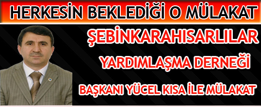 İŞTE O MÜLAKAT