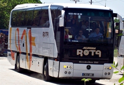 Rota Turizme Ait Otobüs Çalındı