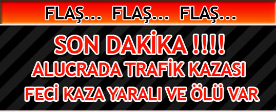 Alucrada Trafik Kazası