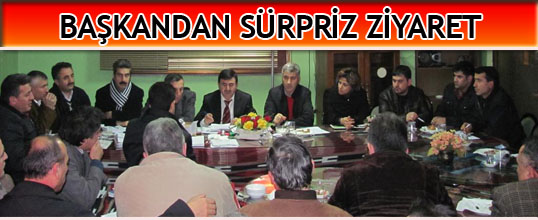 Şebinkarahisar Belediye Başkanı Şahin YILANCIDAN sürpriz ziyaret.