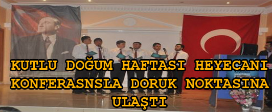 KUTLU DOĞUM HAFTASI HEYECANI KONFERASNSLA DORUK NOKTASINA ULAŞTI