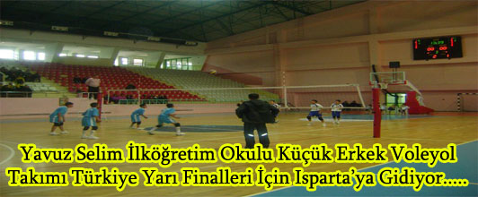 Voleybol Takımı Pazar günü Türkiye Yarı Finallerine için Ispartaya Gidi
