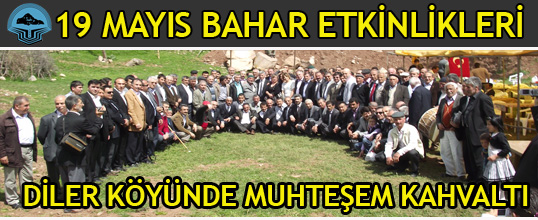 Diler Köyünde Muhteşem Kahvaltı