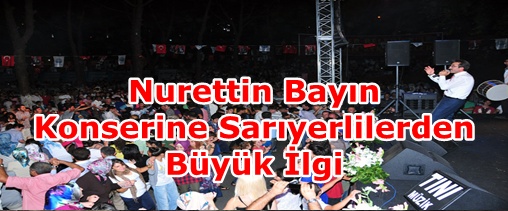Nurettin Bayın Konserine Sarıyerlilerden Büyük İlgi