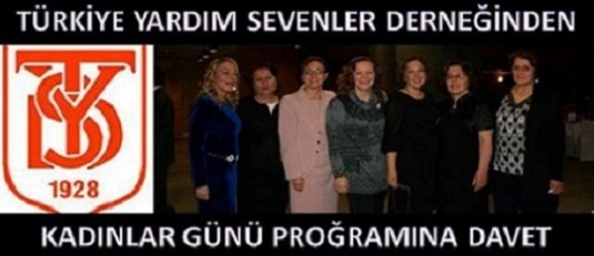 TÜRKİYE YARDIM SEVENLER DERNEĞİNDEN DAVET