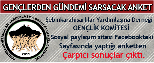 Gençlerden Gündemi Sarsacak Anket