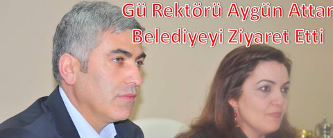 Giresun Üniversitesi Rektörü Prof. Dr. Aygün ATTAR Belediyede