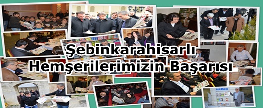 Şebinkarahisarlı Hemşerilerimizin başarısı