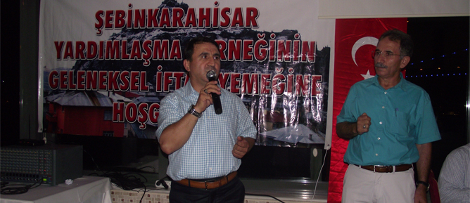 ŞEBİNKARAHİSARLILAR YARDIMLAŞMA DERNEĞİ İFTAR YEMEĞİ VERDİ