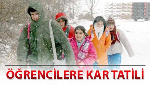 ŞEBİNKARAHİSAR'DA OKULLAR TATİL,20 KÖYLE ULAŞIM SAĞLANAMIYOR.