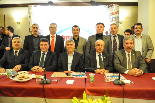 BAŞKAN YILANCI GAZETECİ  İLHAN ÇABUKOL'UN DAVETİNE KATILDI