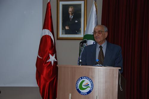 Prof.Dr. Mümtaz Soysal Giresun Üniversitesindeydi