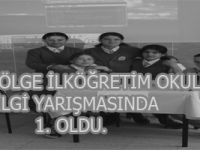 Y.B.İ.O. BİLGİ YARIŞMASINDA 1. OLDU