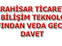 TİCARET MESLEK LİSESİ BİLİŞİM TEKNOLOJİLERİ SINIFINDAN VEDA GECESİNE DAVET