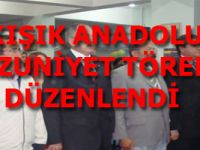 H. H. TEKIŞIK ANADOLU LİSESİ MEZUNİYET TÖRENİ DÜZENLEDİ