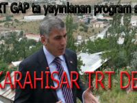 ŞEBİNKARAHİSAR TRT GAP TA YAYINLANDI