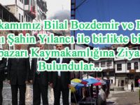 Şebinkarahisar'lı İdarecilerden Beypazarı Kaymakamlığına Ziyaret..