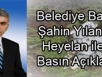 Belediye Başkanı Şahin Yılancı'nın Heyelan ile ilgili Basın Açıklaması