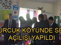 AHURCUK KÖYÜNDE SERGİ AÇILIŞI YAPILDI