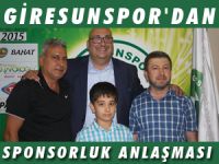 GİRESUNSPOR'DAN SPONSORLUK ANLAŞMASI